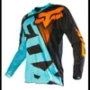 Ropa de Descenso de Manga Larga de Verano Transpirable de Secado Rápido Ropa de Carrera Todoterreno Ropa de Ciclismo de Montaña Top Fox