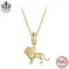 Colgante Original León Dominante Aifulu Plata de Ley S925 Accesorios para Joyería Animales con Cuentas DIY Accesorios Venta al por Mayor