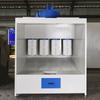 Gabinete de pulverización de polvo tipo colgante de corona, lámina de iluminación para gabinete de pulverización de polvo de chapa metálica, gabinete de pulverización de polvo de doble estación, personalizable