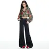 Jeans Acampanados Retro Americanos Transfronterizos Otoño/Invierno 2026 para Mujer, Pantalones Nuevos de Tiro Bajo Adelgazantes Sueltos de Longitud Completa
