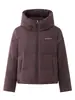 Chaqueta auténtica de alta gama con plumón de ganso blanco para mujeres de mediana edad, nuevo estilo invierno 2026, abrigo corto de invierno para mujeres menudas de mediana edad y mayores