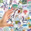 Compra Directa Transfronteriza de 50 Piezas de Divertidas Pegatinas Decorativas con Temas de Experimentos Químicos para Cuadernos, Diarios y Botellas de Agua