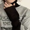 Transfronterizo 2023 Nuevo Estilo de Hong Kong Camiseta Base de Malla para Mujer Manga Larga Chifón Protector Solar Color Sólido Manga Larga Estilo Extranjero Interior
