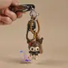 Madera de Nogal Incrustada con Madera de Haya, Lindo Llavero Colgante para Bolso de Kuromi Estudiante, Popular en Zonas Turísticas, Venta al por Mayor