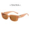 Gafas de sol de PC con montura gruesa, sencillas, europeas y americanas, con diseño de explosión en 2025, con caja de tendencia, gafas de comercio exterior, gafas de sol personalizadas con montura grande transfronteriza.