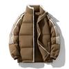 2024 nueva calidad de alta gama para invierno, ropa acolchada de algodón con cuello alto informal transfronteriza para hombres y mujeres, chaqueta acolchada de algodón gruesa de moda, descanso para parejas