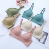 Sutiã Jelly Nude Original Sem Costura para Meninas Faixa de Suporte Macio Lingerie Feminina Expansão Externa Fina Fornecimento Direto da Fábrica