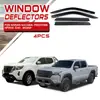 Txr é Adequado para Nissan Navara Frontier Navara Defletores de Janela Sobrancelhas de Chuva para Janela