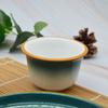 Juego de Tazones y Platos de Cerámica con Color Bajo Esmalte, Desinfectados, para Hot Pot Caliente, Montaje de Mesa de Restaurante con Impresión de Logo, Estilo Moderno Minimalista