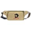 Riñonera de Lona para Fitness, Bolso de Pecho Unisex, Bolso para Teléfono de Pantalla Grande, Bolso para Correr Deportes Escuchar Música, Bolso Pequeño para Ciclismo al Aire Libre