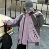 Chaqueta con capucha para niña de otoño e invierno, abrigo cálido acolchado de algodón grueso, nuevo estilo 2026, ropa exterior elegante tres en uno