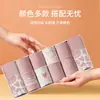 Etiqueta China de Algodón Puro de Cintura Alta para Niña Linda, Ropa Interior Femenina Cruzada de Algodón Puro Talla Grande con Control de Abdomen