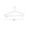 Percha de Acero Inoxidable 304 para Ropa, Percha Sólida Engrosada a Prueba de Viento para el Hogar con Gancho, Perchero Metálico Antideslizante para Niños
