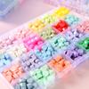 Macaron translúcido, paquete de 24, paquete de 15, paquete de 10, en caja, partículas de pintura de fuego, sello de cera, partículas de cera, sello, cuenta de mano, bricolaje
