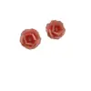 Pendientes Súper Hada Dulces de Flor Roja Estilo Mori Estilo Pastoral Frescos y Elegantes Pendientes Elegantes Elegantes Joyería de Diseño de Nicho
