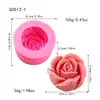 Enfeites de Flor de Rosa, Velas Perfumadas, Formas de Sabão de Silicone, Formas de Bolo para Assar DIY, Formas de Vela Perfumada Prontas