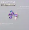 Zm Novo Ponto de Flash Super Fundo 5X10 Unha de Laço Diamante Colorido Diamante de Forma Especial Pilha de Unha de Laço Joias de Diamante