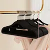 Suporte de Roupas de Casa de Dois Níveis Pendurador de Roupas Sem Costura Antiderrapante Cabide de Roupas Canto Anti-ombro Boca de Peixe Suporte para Roupas Úmidas e Secas de Uso Duplo