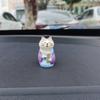 ZAKKA Japonés Adornos de Rana para Coche Animal de Dibujos Animados Gato Adornos para Coche Adornos para Coche Adornos de Escritorio para Oficina