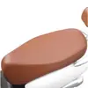 Capa de Assento para Moto de Veículo Elétrico Impermeável Proteção Solar Couro Elástico Capa de Assento Todas as Estações Bateria Carro Scooter Capa