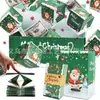 Em estoque bestseller transfronteiriço surpresa de Natal caixa pop-up presente criativo Natal dobrável pop-up envelope vermelho caixa de presente