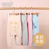 Bebê Proteção da barriga quente primavera e outono calças bebê primavera e outono cintura alta meninos e meninas home wear cueca calça pijama fundo inverno