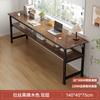 Escritorio Doble Largo Estudiante Hogar Dormitorio Aprendizaje Escritura Casa de Alquiler Mesa de Computadora Rectangular Mesa Estrecha de Pared