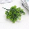 Plantas Simuladas, Plantas Verdes, Arreglos Florales en Maceta, Decoración de Nido de Pájaro, Césped de Plástico, Césped Artificial, Pino Torre de 7 Ramas Hierba Acuática, Eucalipto