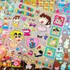 Pegatinas 3D de Crayon Shin-chan en Relieve Impermeables DIY para Patinete Eléctrico, Teléfono, Tableta, Dibujos Animados Lindos, Pegatinas Decorativas