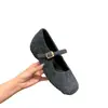Zapatos Mary Jane planos estilo tweed, de aspecto de hada, forrados de felpa, con plataforma para aumentar la altura, de punta cuadrada para mujer, colección otoño/invierno 2025, de suela gruesa, zapatos mullidos y mocasines