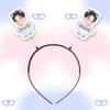 Huolang primavera headband headband acessórios para cabelo concerto periférico suporte mesmo estilo