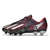 Zapatos de Fútbol Profesionales Cruzados para el Mundial para Hombres Adultos Ag Tacos Largos Césped Artificial Césped Sintético Zapatos de Deporte para Entrenamiento de Estudiantes