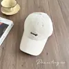 Gorra de Béisbol Bordada con Letras Lavable para Hombres y Mujeres, Gorra de Ala Suave, Estilo Coreano Ins para Primavera y Verano, Sombrero de Protección Solar