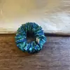Scrunchie Elegante Estilo Francês com Estampa de Bolinhas Finas Elástico para Pão de Cabelo Versátil Elástico de Cabelo para Rabo de Cavalo Corda de Cabelo