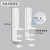 Accesorios para Tablero Perforado Ganchos Decorativos Ranura Larga Estante de Almacenamiento Universal Montaje en Pared Sin Taladro Estante de Exhibición de Almacenamiento de Escritorio