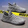 2025 Nuevos Zapatos de Malla Transpirable para Hombre de Primavera y Verano Zapatos Deportivos Fly-Knit Cómodos Transpirables Desodorantes Zapatos de Malla Casual