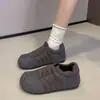 Zapatos deportivos y casuales retro de otoño para mujer, muy populares y versátiles, zapatillas de entrenamiento alemanas, nuevo estilo 2026, tenis grises
