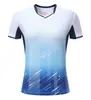 Uniformes Nuevos de Bádminton Personalizados Transfronterizos, Mangas Cortas Deportivas Transpirables y que Absorben la Humedad, Uniformes de Bádminton para Entrenamiento y Competición de Adultos