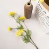 Flores Artificiais de Seda com Renda Grande de 4 Cabeças, Estilo Vintage, Flores Falsas para Sala de Estar e Quarto, Arte Floral, Decoração Suave, Flores de Exibição