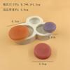 Molde de Silicona para Macarons Dibujo Animado Chocolate Película Pastel Herramienta de Decoración para Hornear Grado Alimenticio Resistente a Altas Temperaturas Herramienta Abrasiva