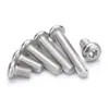 Parafusos Torx de Cabeça Panela em Aço Inoxidável 304, Alta Resistência, Resistente à Corrosão, Fixadores Químicos Resistentes a Ácidos e Alcalis, Fornecimento Direto do Fabricante