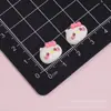 Acessórios de resina de animais Sanrio em miniatura, clipes de cabelo DIY com cola creme, acessórios de cabelo, capas de celular, ímãs de geladeira, tamancos