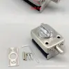 Cerradura para Puerta de Cristal sin Taladro Cerradura de Perno de Acero Inoxidable Cerradura de Palanca para Puerta de Cristal Cerradura de Perno de Piso para Puerta de Cristal