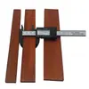 Palo de Rosa Rojo Corto Estrecho Madera Maciza Talla Práctica Tiras de Madera Materiales DIY Tiras de Madera