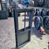 Acero al Carbono Acero Inoxidable Válvula de Compuerta Neumática Cuadrada y Redonda Válvula de Canal de Agua Válvula de Descarga de Aguas Residuales Válvula de Compuerta