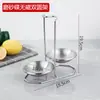 Cuchara para Hot Pot de Hotel Acero Inoxidable Cuchara para Sopa Estante para Cucharas de Sopa Colador Cuchara Juego Cuchara de Restaurante Estante para Conchas de Sopa