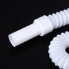 Bajantes de lavabo de plástico blanco, venta al por mayor, cabezal de goma suave, bajantes de alambre de acero, venta al por mayor.