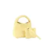 Mini Bolsa de Palha 2026 Novo Estilo Bolsa Pequena de Couro Genuíno Simples Casual Bolsa de Ombro Bolsa Transversal com Corrente para Mulheres Tendência