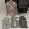 Otoño 2025 Rayas Bordado de Cachorro Manga Larga con Capucha Versátil Dibujos Animados Simple Moda de Celebridad de Internet