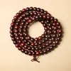 Atacado Sandália de Sangue Sândalo Africano Folha Pequena Sândalo Vermelho Contas Budistas, Vários Estilos e Especificações, Pulseiras Estilo Étnico, Contas de Rosário